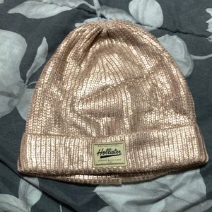 Rose Gold Hollister Beanie